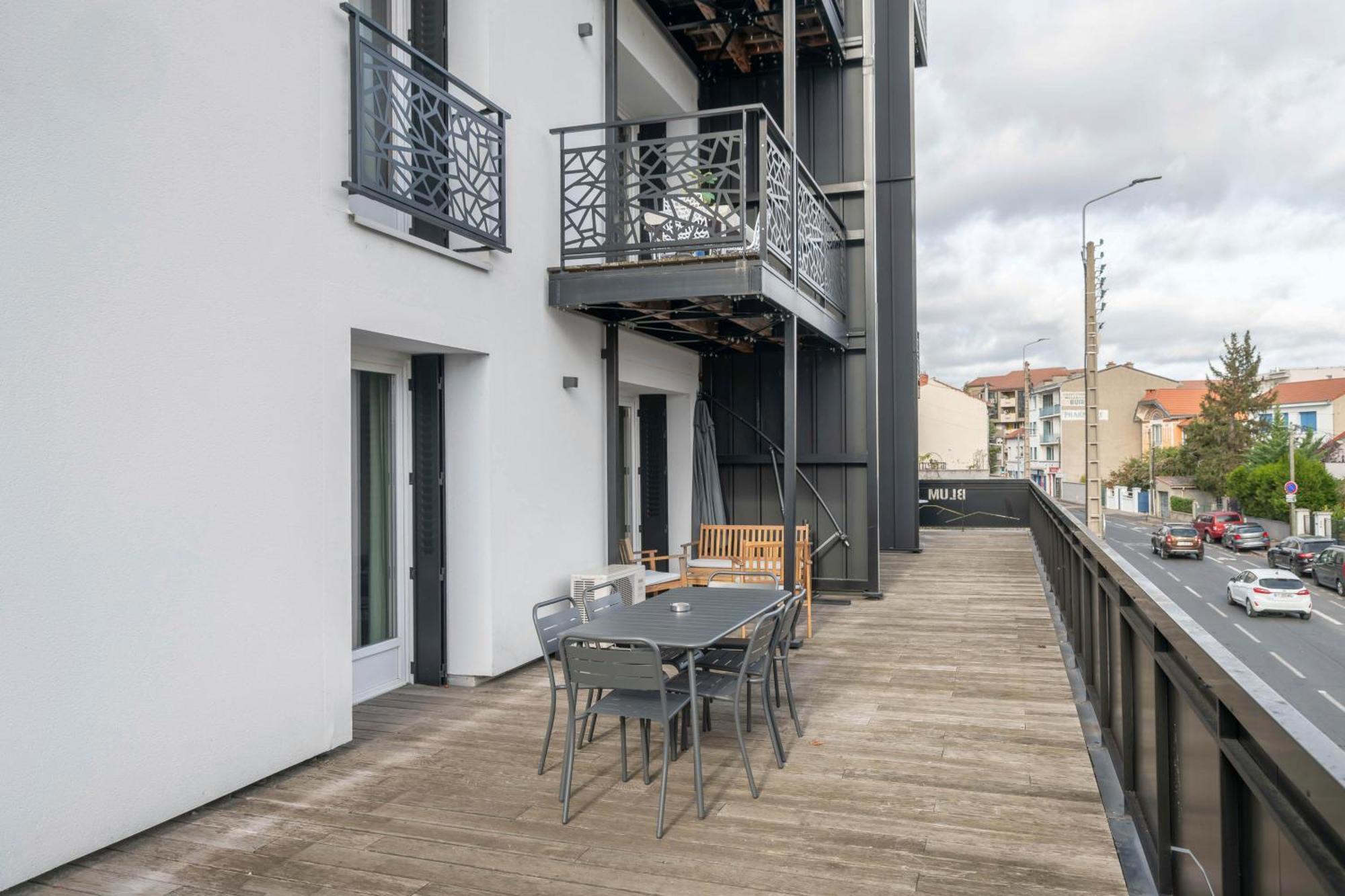 Residence Leon Blum - Appartements Design - Parking Clermont-Ferrand Dış mekan fotoğraf